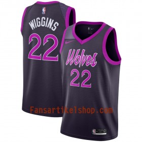Minnesota Timberwolves Trikot Andrew Wiggins 22 2018-19 Nike City Edition Lila Swingman - Herren